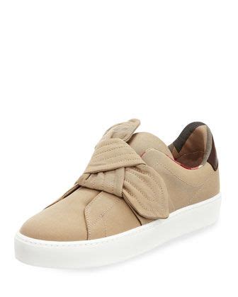 burberry westford knot sneakers|Burberry Westford Fabric Knotted Sneaker, Honey .